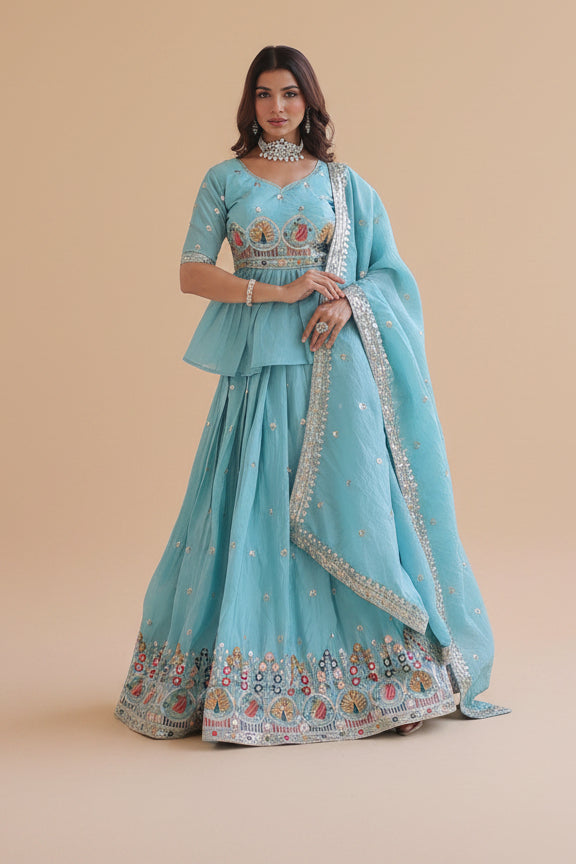 Embroidered Lehenga