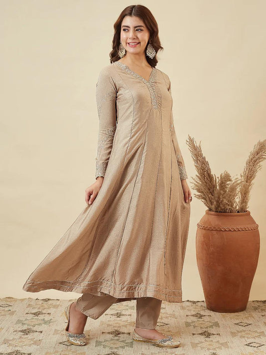 Anarkali Designers kurti Pent