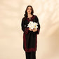 CO-ORD SET IN EMBROIDERED TOP AND PLAZZO