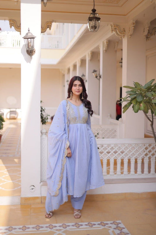 PREMIUM READYMADE  GOWN WITH PANT &Dupataa