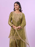 Fandy silk pallazo and Duppata