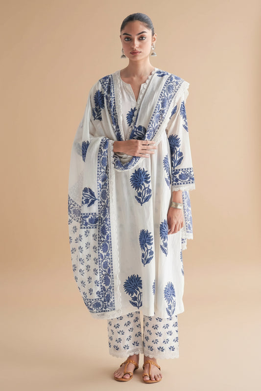 Cotton suit pent with beautiful duppata