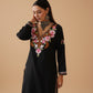 Premium black designs cotton embroidery work