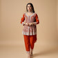 Georgette Peplum Party Set