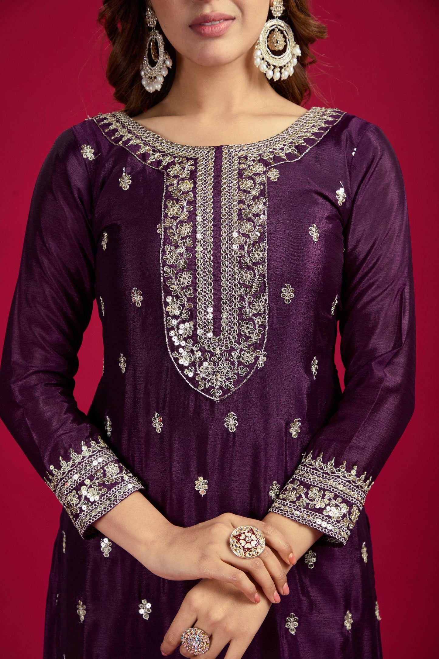 CHINNON SILK SHUIT