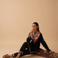 Premium black designs cotton embroidery work