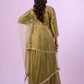 Fandy silk pallazo and Duppata
