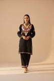 Premium black designs cotton embroidery work
