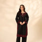 CO-ORD SET IN EMBROIDERED TOP AND PLAZZO