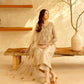 Designer Party Wear Heavy Roman Silk Top Bottom Butterfly Net Dupatta Set
