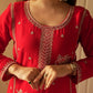 Elegant Fox Georgette Gharara Suit Set with Kurti Dupatta - Sequence Embroidery Beads, Fully Stitched